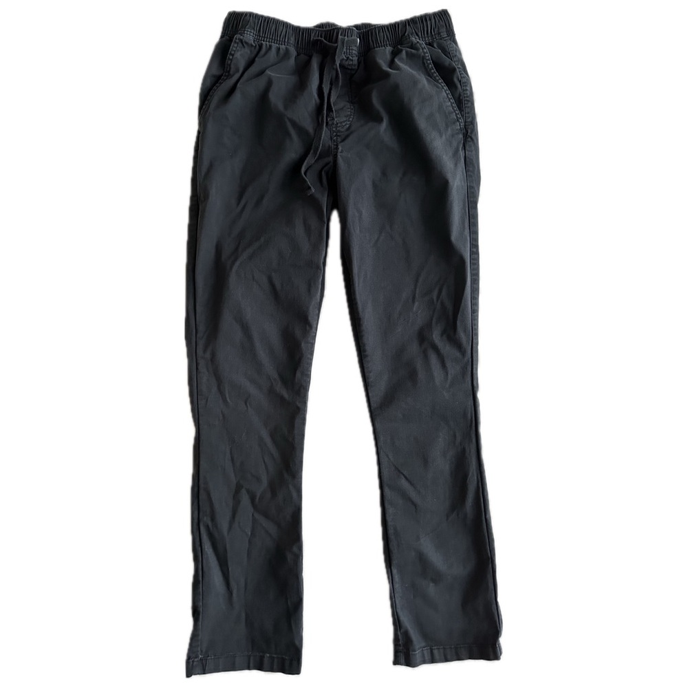 Men’s Katin Stand Drawstring Cotton Stretch Twill Pants in Black size Medium